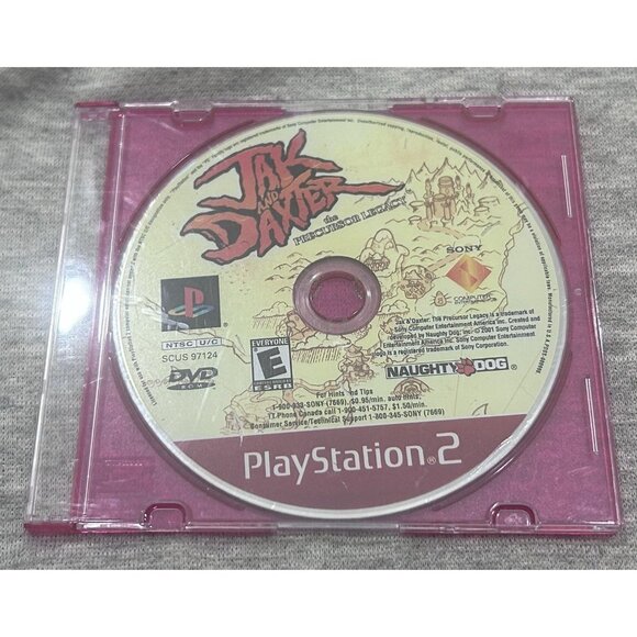 Jak and Daxter Sony PlayStation 2  Video Game DVD 2000 - Picture 1 of 6